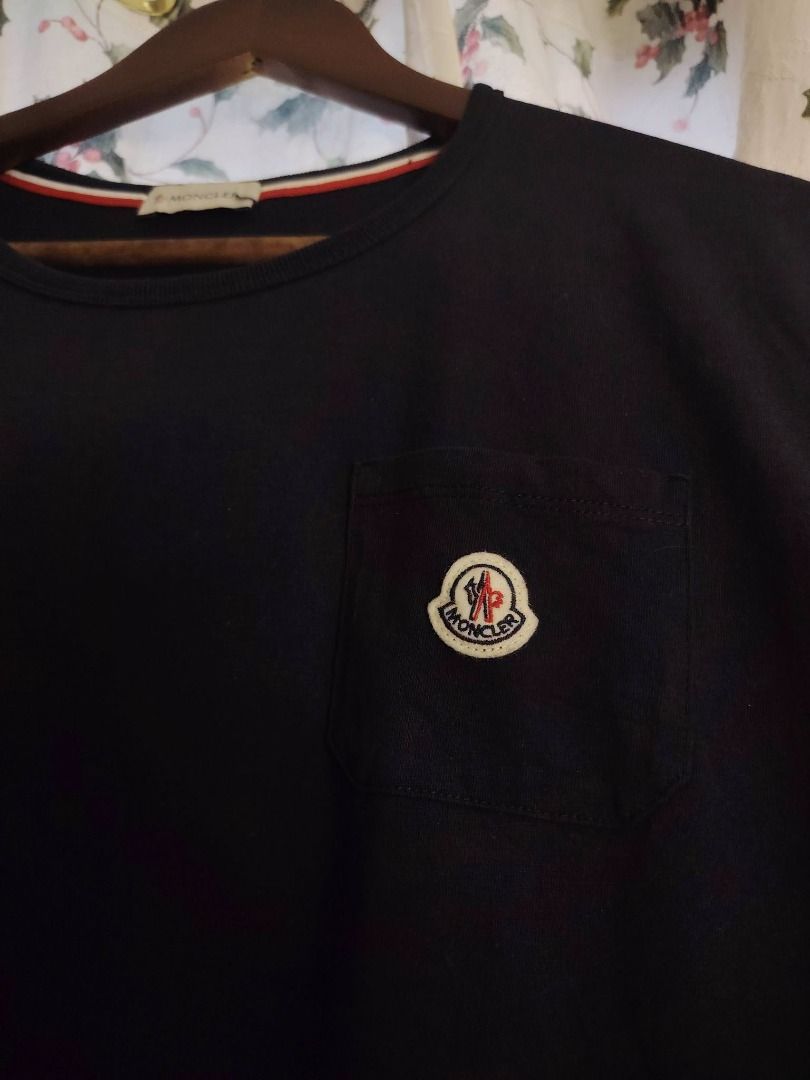MONCLER EMBROIDERED LOGO PATCH POCKET TEE // Large (Category: Luxury Apparel) located in Legazpi City. Submitted by urbangarmentsarch4500 (Listing ID 1462373107, Image 2). Description: MONCLER EMBROIDERED LOGO PATCH POCKET TEE Large W 21 L 28 NO ISSUE👾 GRAB 800 (Automatically YOURS)⛓️ --- ‼️w/ FREE STICKERS FOR EVERY PURCHASE⁉️ 🛒🛒🛒 BUY. SELL. TRADE. CONSIGN🗣️🤝🏼 BLESS THY HUSTLE! 🧿✨.