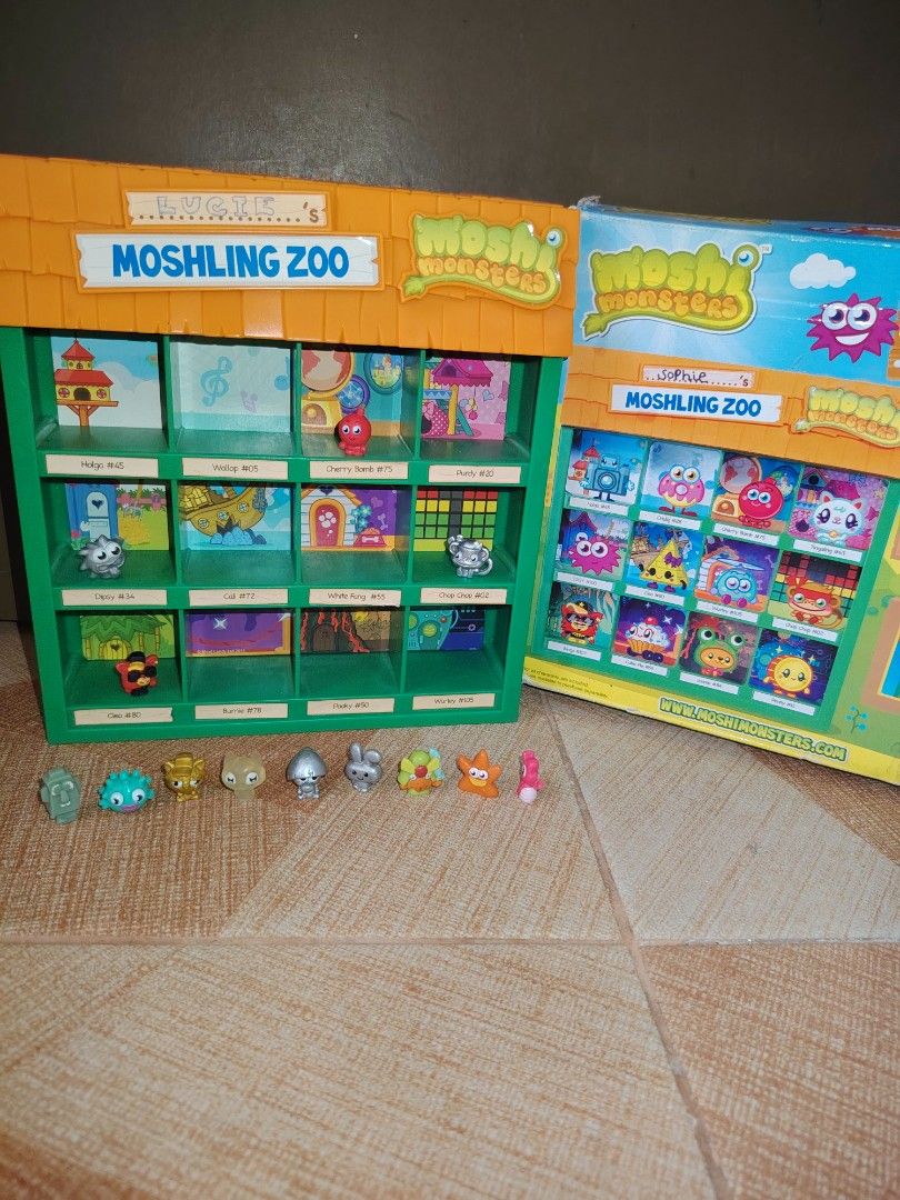 Moshi Monsters Moshling Zoo Playset with Figures (Category: Kids Toys) located in Santiago. Submitted by aceheart0118672 (Listing ID 1462324916, Image 1). Description: - Moshi Monsters Moshling Zoo playset - Several Moshling figures included - Great for any Moshi Monsters fan - Feel free to ask questions!.