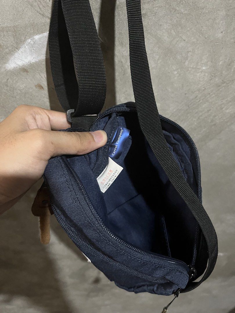 navy blue anello GRANDE mini shoulder bag (Category: Shoulder Bags) located in Manila. Submitted by thriftnirogus (Listing ID 1462370971, Image 3). Description: navy blue anello GRANDE mini shoulder bag width: 8.5 length: 6.5.