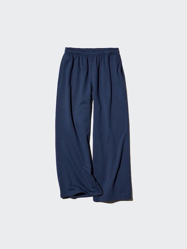 Navy Blue Wide Leg Sweatpants (Category: Other Bottoms) located in Banga. Submitted by its.zayn11e (Listing ID 1462286616, Image 1). Description: - Comfortable navy blue sweatpants - Wide leg design for a relaxed fit - Elastic waistband with drawstring - Two side pockets - Ideal for lounging or casual wear - Easy to style.