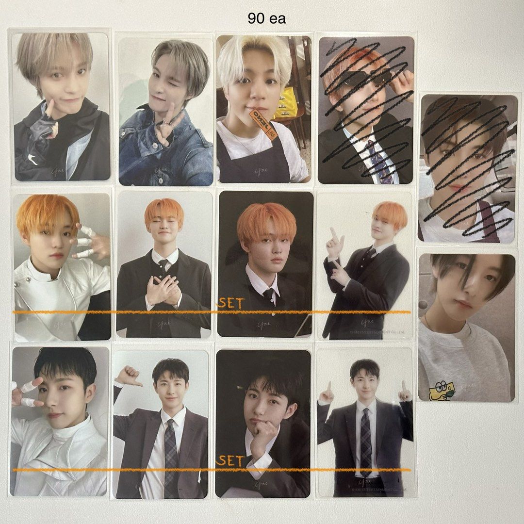 NCT assorted pcs (Yangyang, Jeno, Jisung, Chenle, Jaemin) (Category: K-Wave Merchandise) located in Tarlac. Submitted by spanishlattequeen (Listing ID 1461636215, Image 1). Description: - all pcs are onhand and clean unless stated otherwise - payo or 5 days dop (can nego just dm me) - make sure read all the T&Cs before you transact❗️ mop: gcash/maya/maribank.