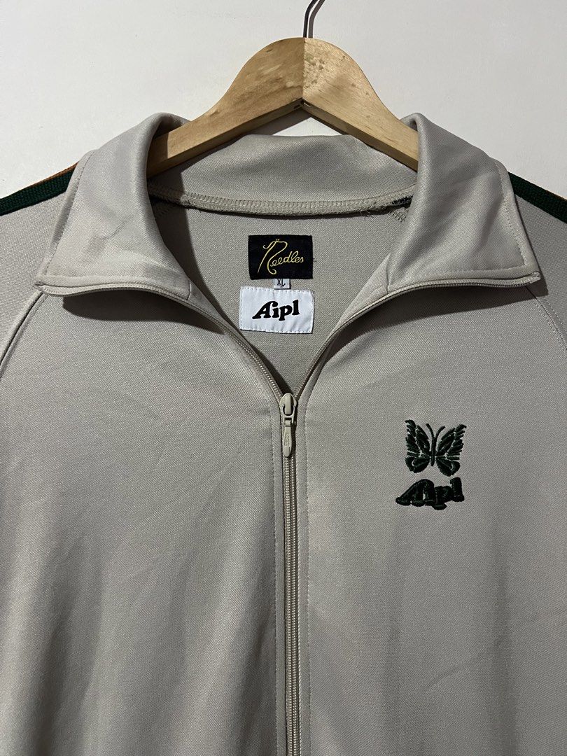 NEEDLES X AIPL TRACK JACKET (Category: Coats, Jackets and Outerwear) located in Manila. Submitted by dailystrategythrift (Listing ID 1462270562, Image 3). Description: WTS ‼️ NEEDLES X AIPL TRACK JACKET SIZE XL ON TAG WIDTH - 23 LENGTH - 28 EXCELLENT CONDITION💯❤️ PRICE - 📩 LOCATION LASPIÑAS CITY 📍📍 DM FOR PURCHASE 📩📩.