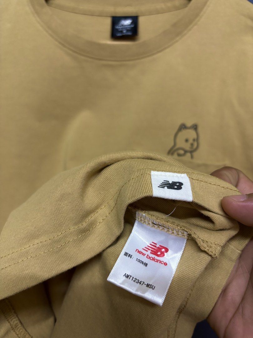 New Balance (Category: Tshirts & Polo Shirts ) located in Cavite. Submitted by staythrifted.23 (Listing ID 1462289994, Image 3). Description: Size : small on 🏷️ Dimes : Length 26 Width 19.5 Condition : Like new Color rate : 10/10 Washed and ready to wear Issue : Small Pin hole Sleeve Part Loc. Cavite We ship nationwide Payment first .