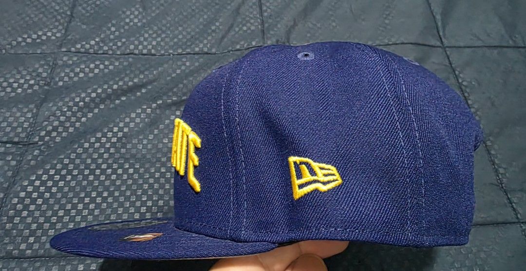 New Era Golden State Warriors Snapback Cap (Category: Caps & Hats) located in Santa Rosa. Submitted by rowhell09 (Listing ID 1462388040, Image 3). Description: GSW Cap Brandnew 1700 MOD. LBC MOP. BDO, GCASH LOC. NUEVA ECIJA - Brand: New Era - Model: 9FIFTY Snapback - Team: Golden State Warriors - Color: Blue with Yellow Embroidery - Features: Team logo on side, NBA logo at back - Closure: Adjustable Snapback - Condition: New.