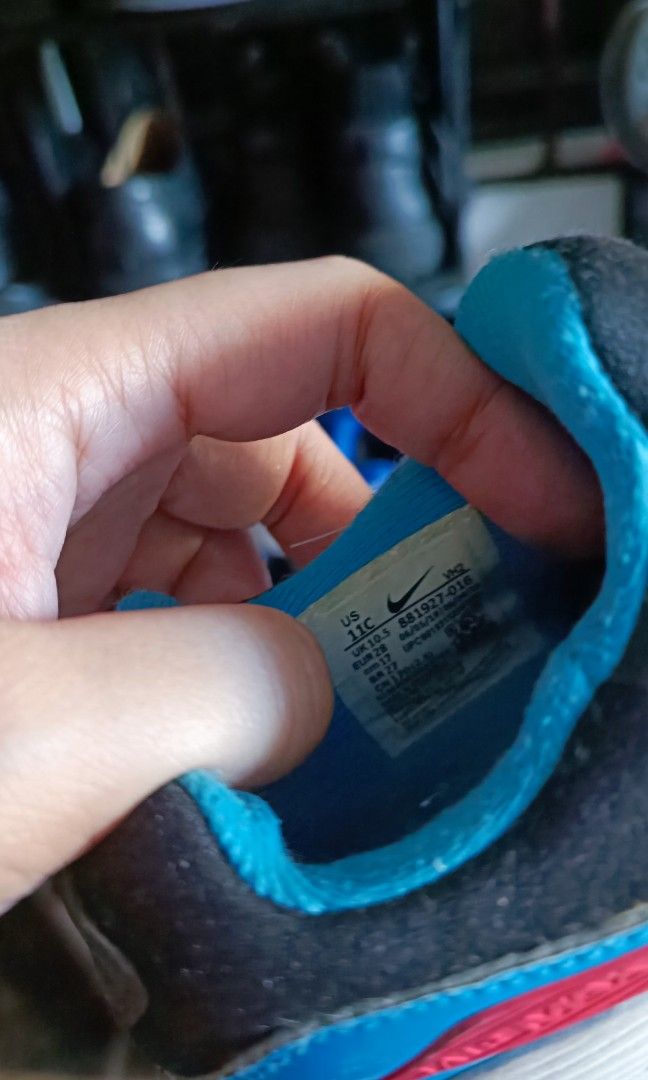 Nike Air Max orig (Category: Babies & Kids Fashion) located in Cavite. Submitted by premfinds (Listing ID 1462437795, Image 3). Description: 17cm 11C orig Nike.