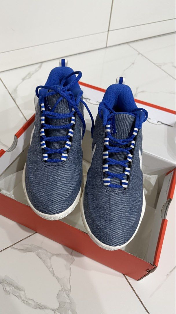 Nike Book 2 EP Multi-Color/Multi-Color-Sail (Category: Sneakers) located in Cavite. Submitted by joancelestial (Listing ID 1462429769, Image 2). Description: - Nike Book 2 EP sneakers - Size: 9 US Men - Color: Denim-like blue upper with white Nike swoosh - Sole: White - Includes original box.