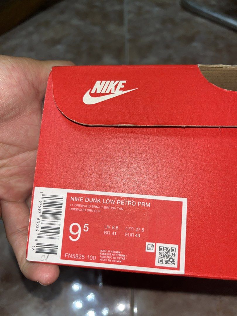 Nike Dunk Low - Light British Tan (Category: Casual Shoes) located in Iligan City. Submitted by curatedthrift.26 (Listing ID 1462275071, Image 3). Description: Nike Dunk Low - Light British Tan authentic size 9.5 on tag negotiable .