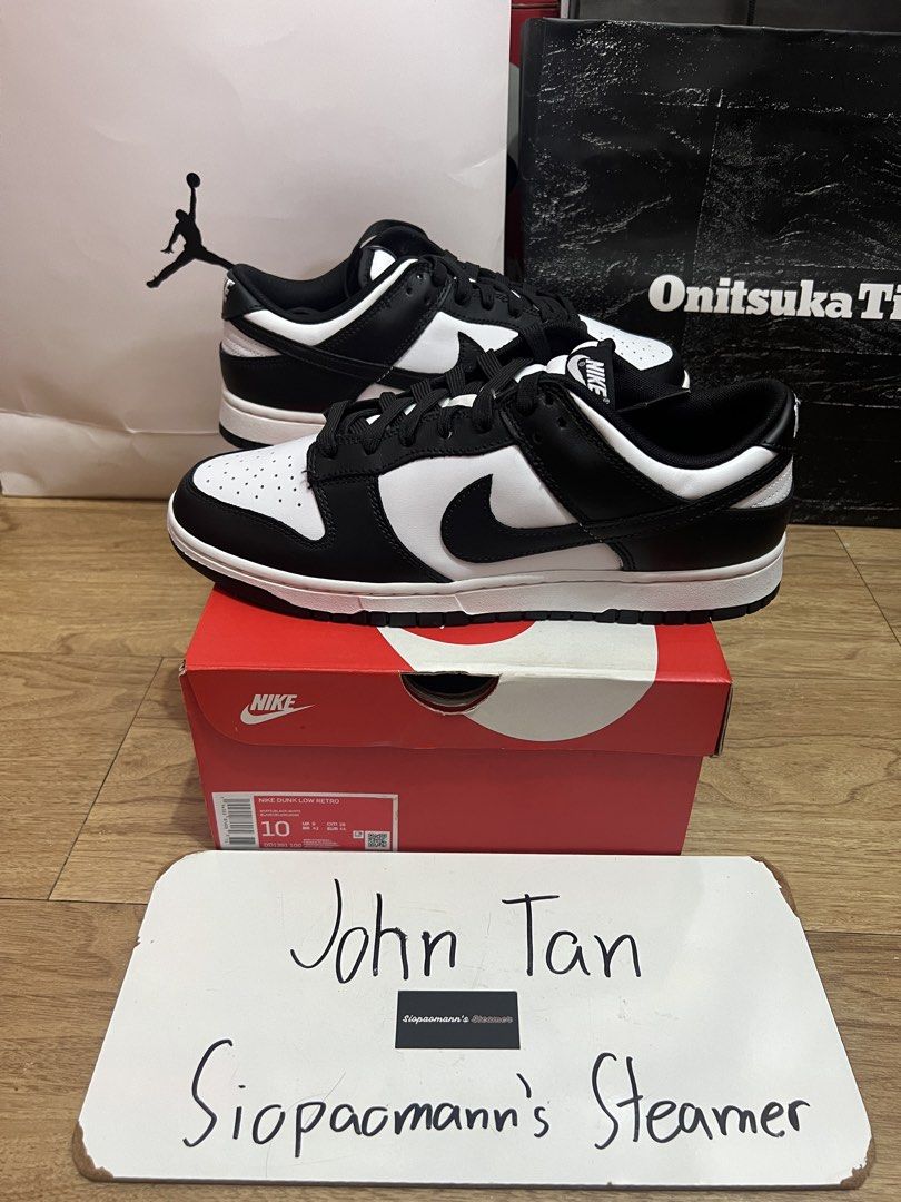 Nike Dunk Low Panda (Category: Sneakers) located in Quezon City. Submitted by siopaomann (Listing ID 1462264122, Image 1). Description: For Sale Nike Dunk Low Panda Size 10US Mens Condition: Brand New Price: 5,000 Only Pm for condition pics Quezon City Location Near LRT 2 Anonas Station Siopaomann's steamer on IG.