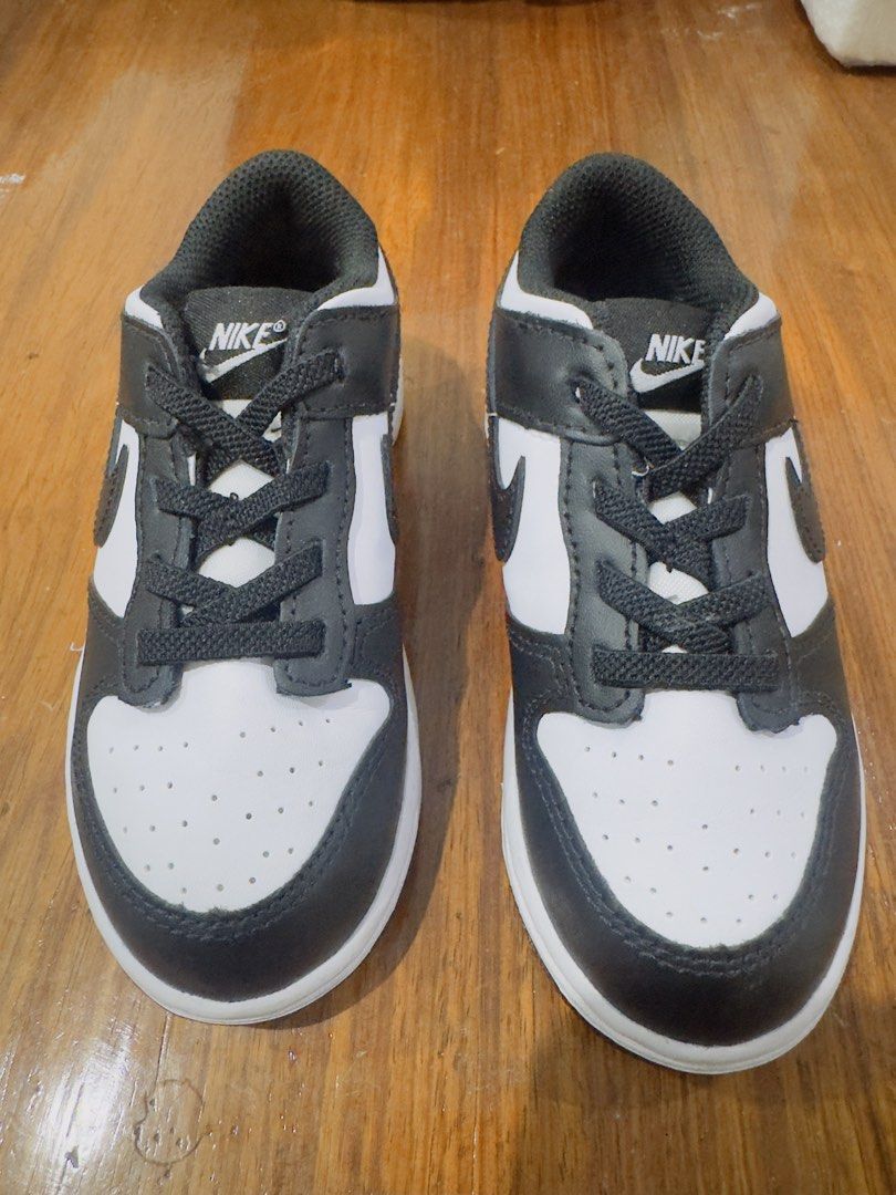 Nike Dunk Low (TDE) TD 10c Black White (Category: Babies & Kids Fashion) located in Manila. Submitted by dredredredredre (Listing ID 1462385009, Image 2). Description: - Nike Dunk Low (TDE) TD - Colorway: Black and White - Size: 10c - Includes original box - Made in Vietnam Bought in USA Brand new unworn Rfs - outgrown .