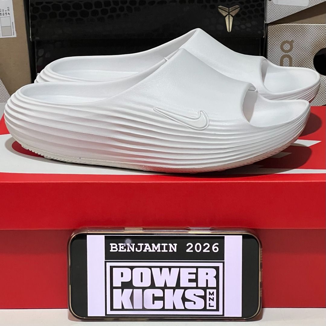 Nike ReactX Rejuven8 Slide ‘Summit White’ (Category: Slippers & Slides) located in Caloocan City. Submitted by power.kicks.mnl (Listing ID 1462279864, Image 1). Description: For SALE Nike ReactX Rejuven8 Slide ‘Summit White’ Sizes: US Mens 8 / 9 / 10 / 11 Brand New ₱2,495 only (Below SRP ₱3,295) Pickup: North Caloocan (Amparo Subd) Can do shipping: (buyers expense and risk) -LBC -Grab Express -Lalamove No COD / COP (bank transfer only if shipping