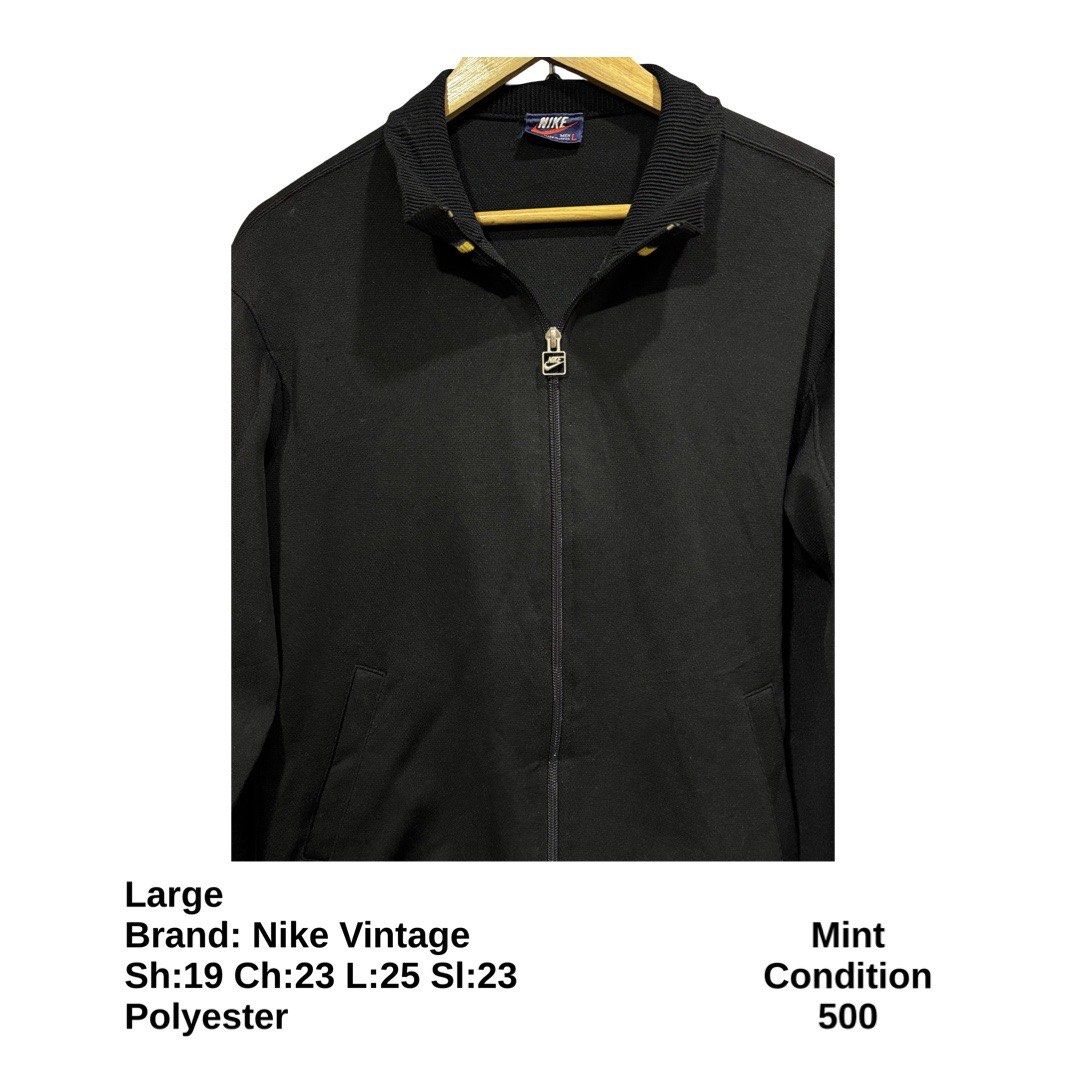 Nike Vintage Track Jacket (Category: Coats, Jackets and Outerwear) located in Bulacan. Submitted by rlemonfashionshop (Listing ID 1462417528, Image 2). Description: Premium Class Quality Items. Actual Item on Photo with Good/Mint Condition. Message us for inquiries, more information and confirmation. Wash before wearing. Thank you so much..