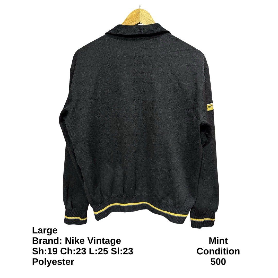 Nike Vintage Track Jacket (Category: Coats, Jackets and Outerwear) located in Bulacan. Submitted by rlemonfashionshop (Listing ID 1462417528, Image 3). Description: Premium Class Quality Items. Actual Item on Photo with Good/Mint Condition. Message us for inquiries, more information and confirmation. Wash before wearing. Thank you so much..
