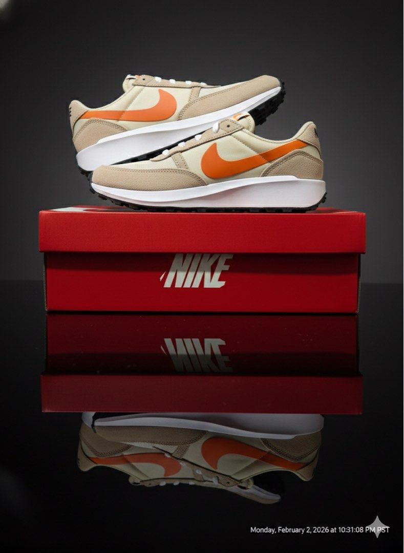 Nike Waffle Debut Sneakers Hemp (Category: Sneakers) located in Manila. Submitted by got_loots (Listing ID 1462266612, Image 1). Description: WTS❗️❗️ Authentic Brand New Nike Waffle Debut Sneakers Hemp/Sandrift/Safety Orange Size 9US Mens Below SRP ₱2,000 Only.