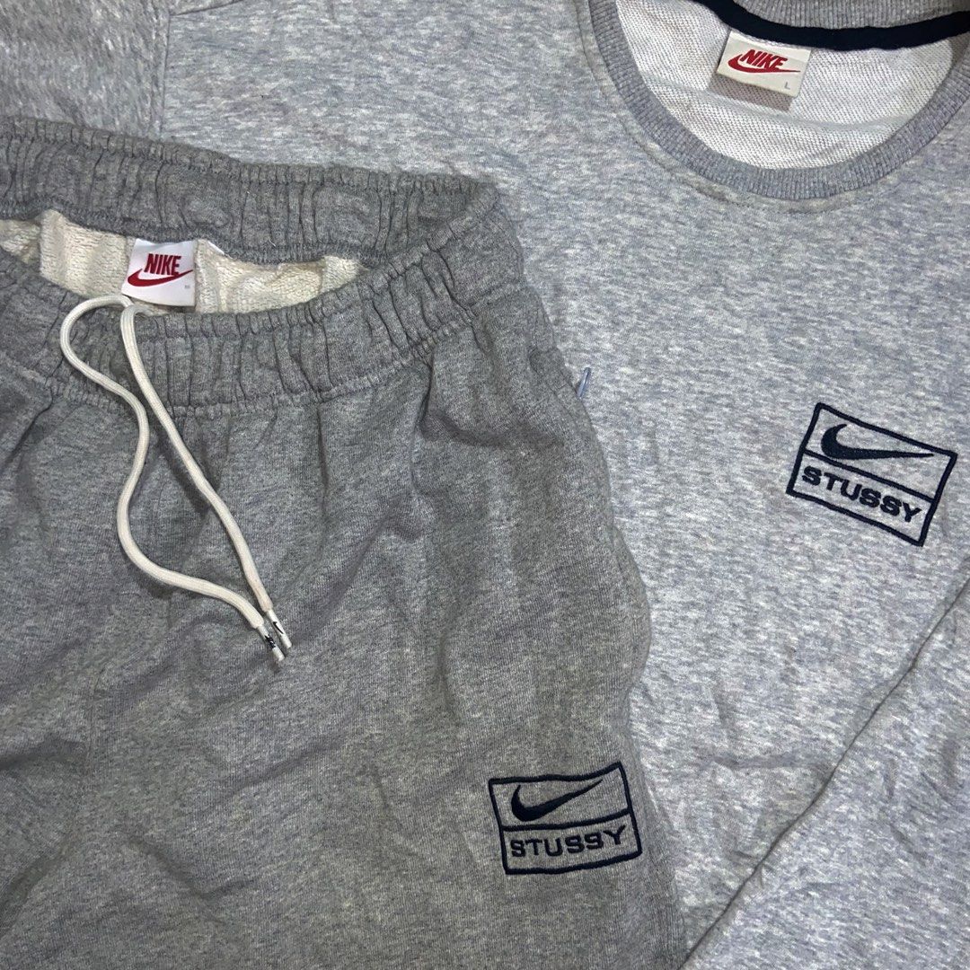 Nike x Stussy Overall (Category: Sets & Coordinates) located in Dasmarinas. Submitted by thrift2gems (Listing ID 1462282417, Image 2). Description: Stussy x Nike Longsleeve✨ -WIDTH: 23.5 -LENGTH: 27 -COLOR RATE: 9.3/10 -CONDITION: 9/10 -ISSUE: NEED WASH Stussy x Nike Pants✨ -WIDTH: 26-42 -LENGTH: 41.5 -COLOR RATE: 9.5/10 -CONDITION: 9.5/10 -ISSUE: NEED WASH.