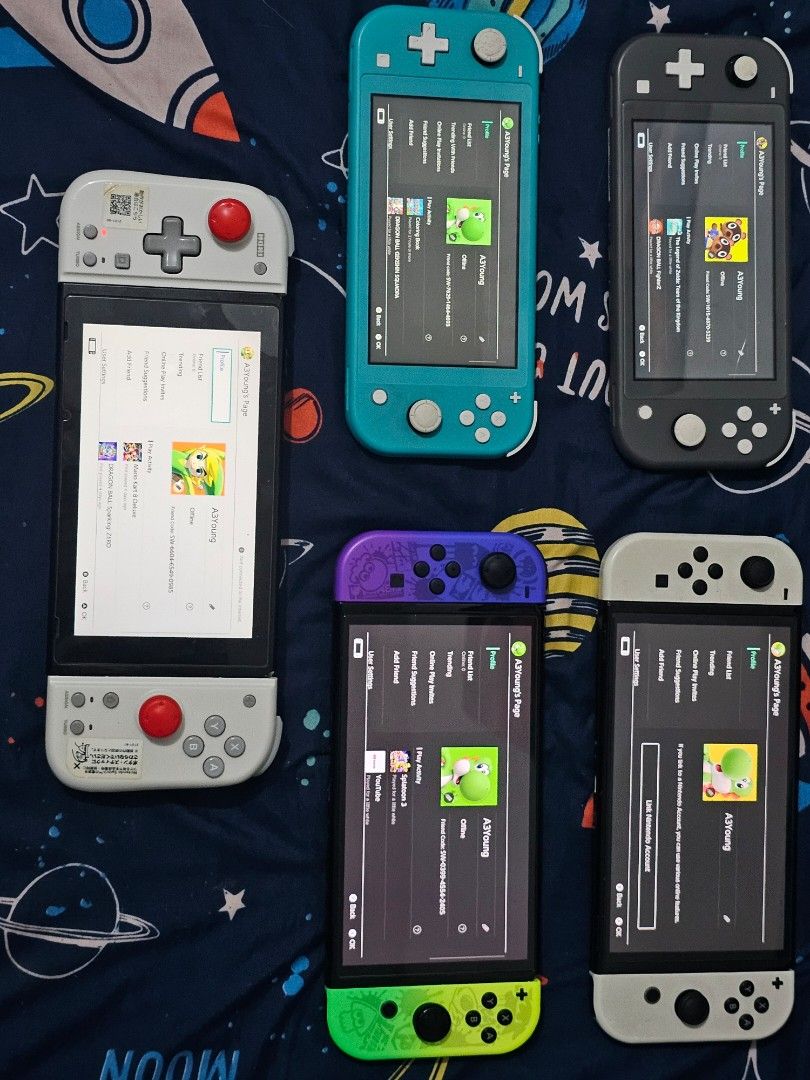 Nintendo Switch (Category: Nintendo) located in Carmona. Submitted by ra03young (Listing ID 1462406023, Image 1). Description: Nintendo Switch For Sale Nintendo Switch Oled (Splatoon 3) Complete with box - 12,500 free case Nintendo Switch V2 JB Tablet only - 6,000 With hori gamepad no SD - 7,000 With Sandisk Switch SD 256GB and Hori - 9,000 With Samsung SD card 512GB A2 Evo Plus & Hori - 13,500 Do the math kung ano gusto nyo mix Nintendo Switch L
