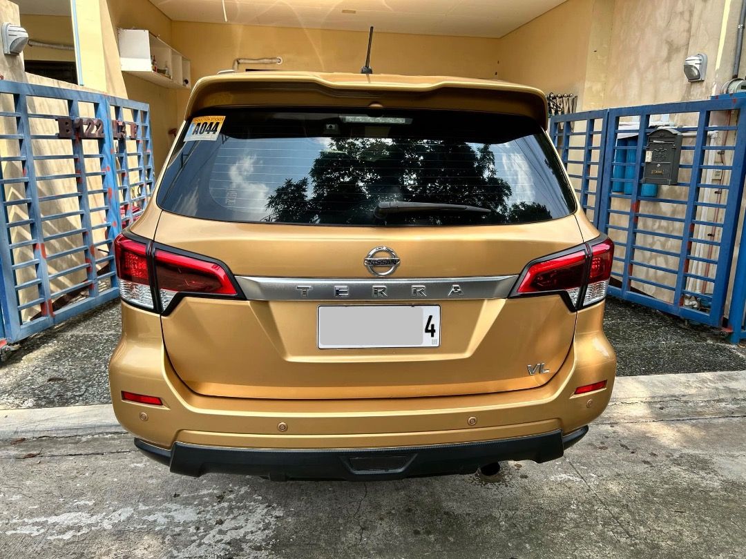 Nissan Terra VL Auto (Category: Used Cars) located in Manila. Submitted by jonahazel (Listing ID 1462275222, Image 3). Description: FOR SALE NISSAN TERRA VL 2019 4x2 • 2019 Nissan Terra VL • 37K Mileage - hardly used • CASA Maintained • Newly replaced battery • No History of Flooding or Major Accidents • Tuesday Coding • Automatic Transmission • All Original Paint • Push Start/Stop • Leather seats • With 2nd Row Monitor • 360 Degree Camera & Sens