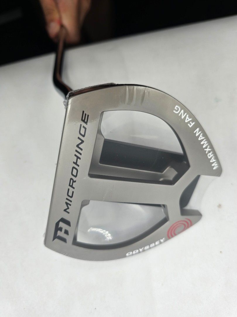 Odyssey Microhinge Marxman Fang Putter (Category: Golf) located in Caloocan City. Submitted by maestrodrex (Listing ID 1462373733, Image 1). Description: Selling Odyssey Microhinge Marxman Fang Putter 🏌️‍♂️⛳ RFS: Another impulse buy ng dad ko sa Japan. Pagka-deliver pa lang at nung nakita niya in person, decided to stick with his Scotty Cameron padin. Selling it for him. Specs & Details: * Model: Odyssey Microhinge Marxman Fang Putter * Tech: Mi