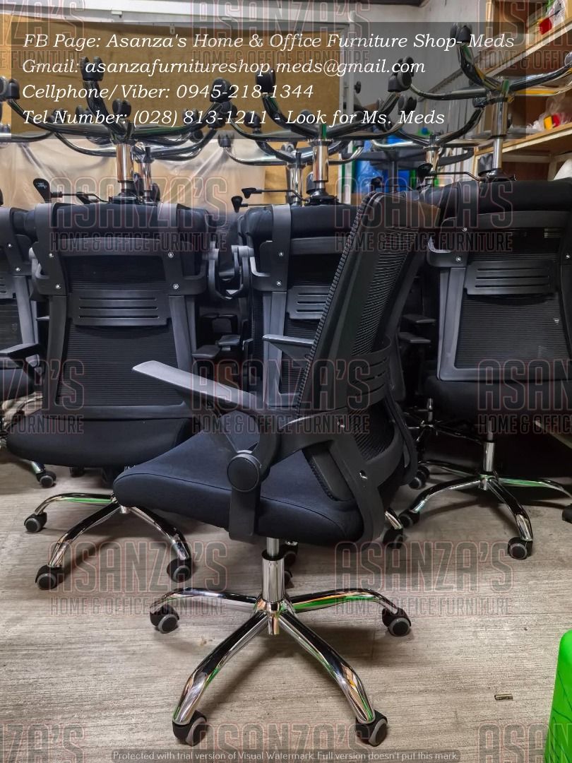 OFFICE CHAIR STAR BASE CHROME LEGS (Category: Other Home Furniture) located in Quezon City. Submitted by asanzameds.1995 (Listing ID 1462321934, Image 3). Description: **OFFICE CHAIRS | PROOF OF PURCHASE ✨ ASANZA'S HOME & OFFICE FURNITURE SHOP 🛒 🛠️🛠️𝑶𝒖𝒓 𝑺𝒆𝒓𝒗𝒊𝒄𝒆𝒔🛠️🛠️ 🔥𝑭𝒓𝒆𝒆 𝑰𝒏𝒔𝒕𝒂𝒍𝒍𝒂𝒕𝒊𝒐𝒏 🔥𝑭𝒂𝒔𝒕 𝑷𝒓𝒐𝒅𝒖𝒄𝒕𝒊𝒐𝒏 𝒂𝒏𝒅 𝒔𝒉𝒐𝒓𝒕 𝒍𝒆𝒂𝒅 𝒕𝒊𝒎𝒆 𝒕𝒐 𝒓𝒆𝒂𝒄𝒉 𝒚𝒐𝒖𝒓 𝒕𝒂𝒓𝒈𝒆𝒕 𝒔𝒄𝒉𝒆𝒅𝒖𝒍𝒆. 🚚🚛Del