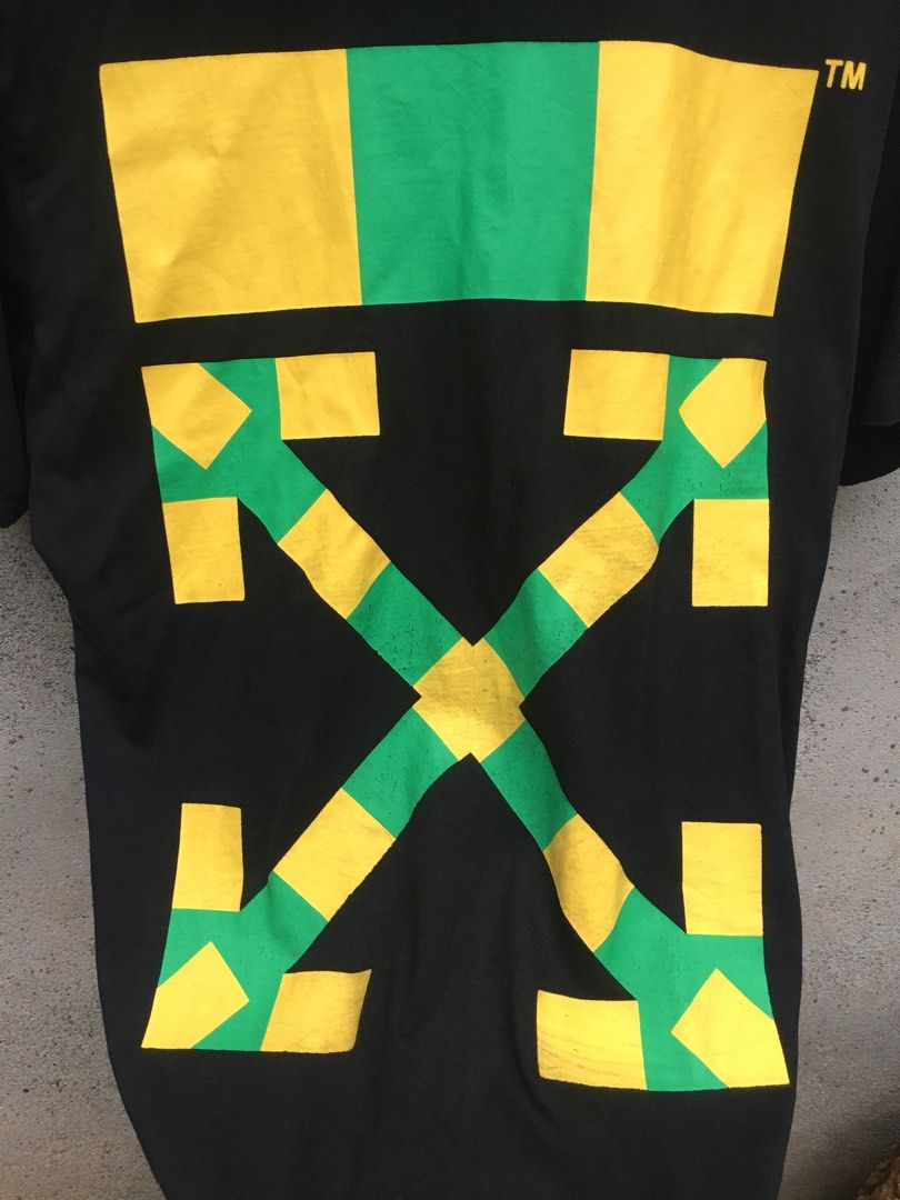 Offwhite (Category: Activewear) located in Calapan. Submitted by thrift_ni_forts (Listing ID 1462276393, Image 3). Description: 20 Width 30 Length 1 Pinhole Minimal Hairline 9/10 Color Rate Good Condition.