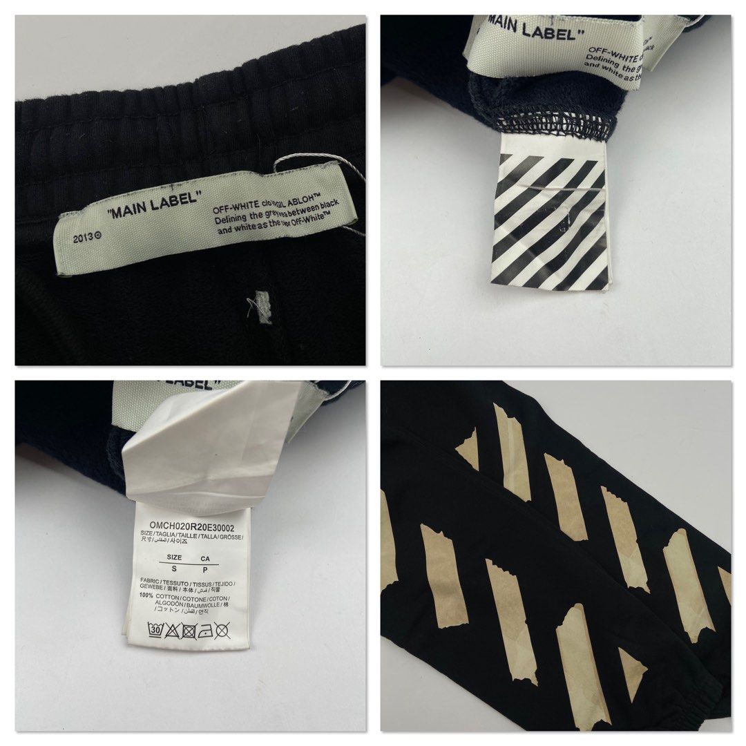 OFF-WHITE (Category: Joggers) located in Manila. Submitted by draftdrops (Listing ID 1462282826, Image 3). Description: Excellent condition Waistline :28-34 Length:45.5.
