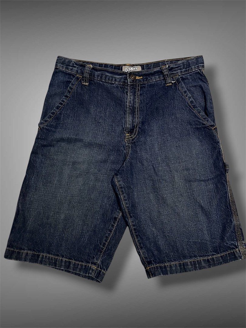 Old Navy Baggy Denim Carpenter Jorts (Category: Shorts) located in Cebu City. Submitted by thrift_ni_audrheii (Listing ID 1462287267, Image 1). Description: WaistLine - 32 Lengths - 22 Hem - 10 Color rate - 9.5/10 Excellent Condition .