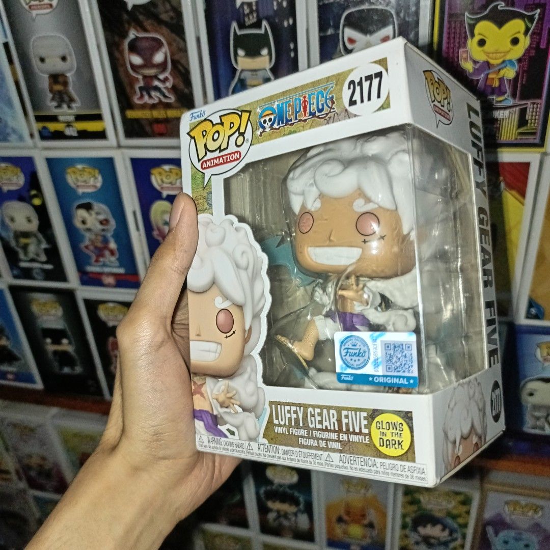 One Piece Funko Pop! Luffy Gear Five #2177 GITD (Category: Figurines & Statues) located in Marikina City. Submitted by spiderraff (Listing ID 1462322308, Image 1). Description: .