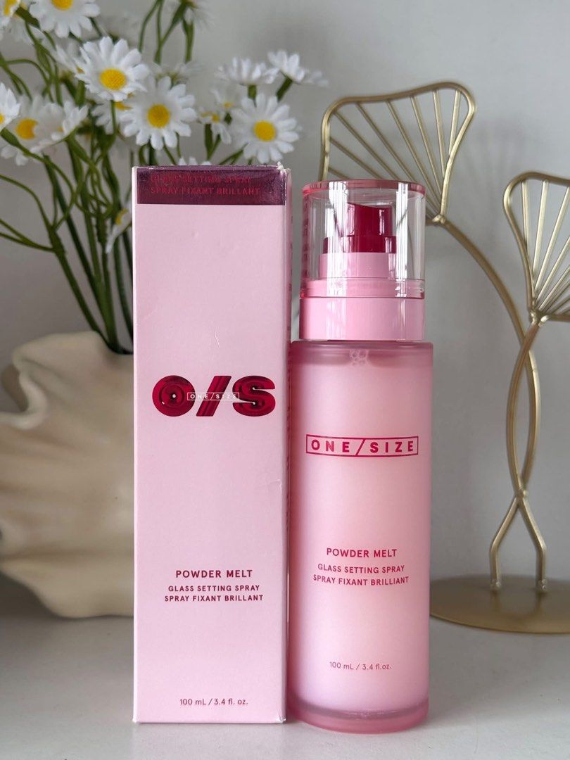 One Size Powder Melt Setting Spray 100ML (Category: Makeup) located in Pasay City. Submitted by fortellebeauty.mnl (Listing ID 1462264810, Image 1). Description: One Size Powder Melt Setting Spray 100ML 💯 GUARANTEED AUTHENTIC. ✅ Ready for shipping/pick up 📩 SEND ME A DM IG&FB Page: @fortellebeauty.mnl.