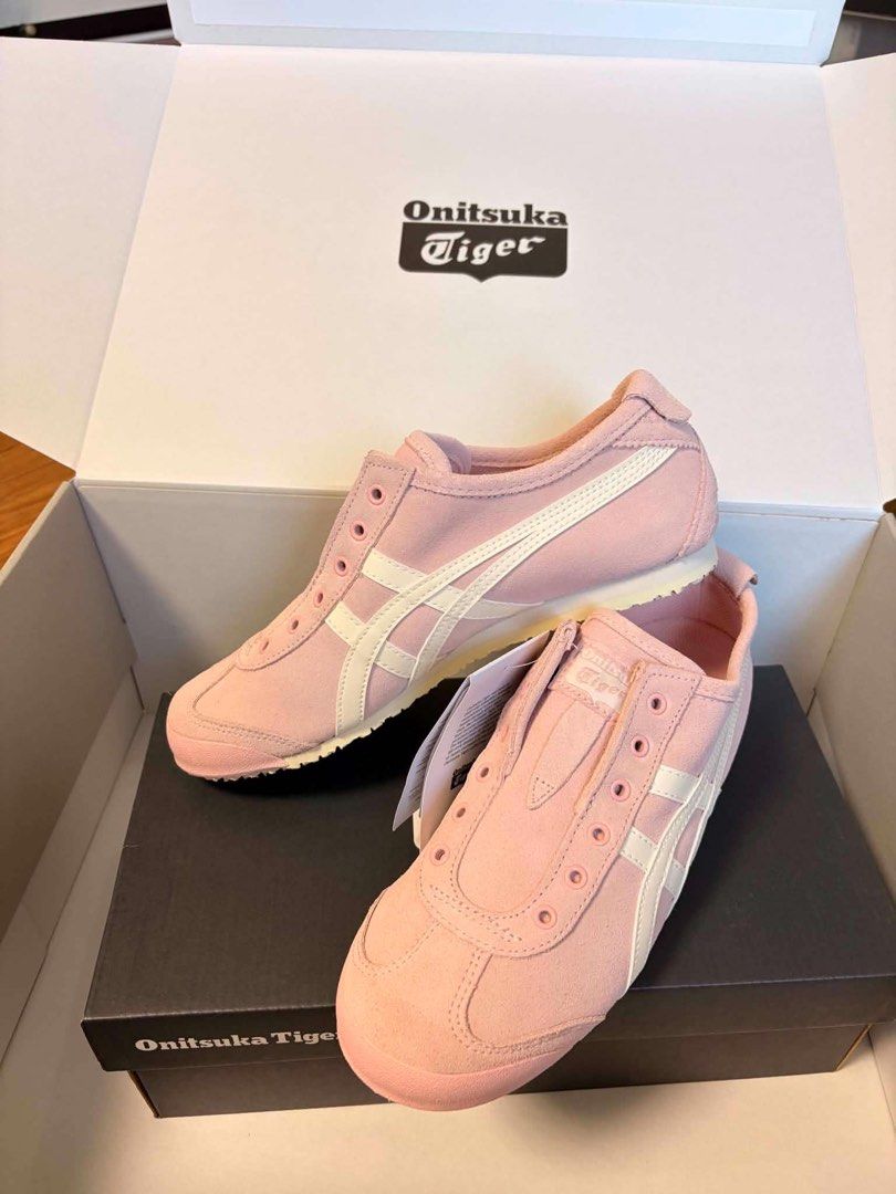 Onitsuka Tiger Mexico 66 Slip-On Pink (Category: Sneakers) located in Bocaue. Submitted by eelyzah_ (Listing ID 1462438902, Image 3). Description: - Onitsuka Tiger Mexico 66 Slip-On - Color: Pretty Pink - Easy Slip-On Style - Brand New (Never Worn) - Includes Original Box.