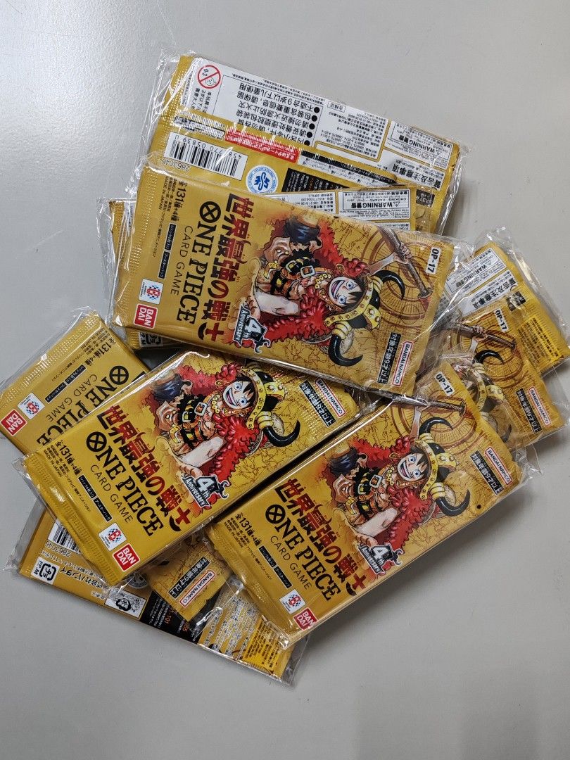 OP17 4-pack (Category: Vintage Collectibles) located in Marilao. Submitted by komar03 (Listing ID 1462347695, Image 1). Description: 780 each 750 each for take all Loc: Bulacan.
