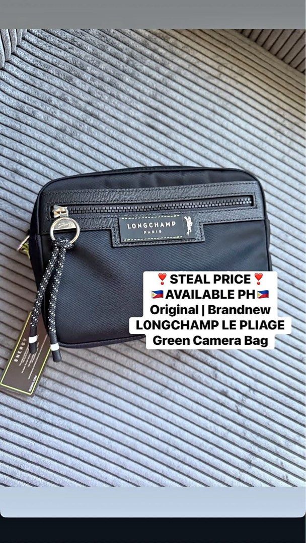 💯ORIGINAL LONGCHAMP Le PLIAGE GREEN CAMERA BAG (Category: Cross-body Bags) located in Quezon City. Submitted by ashongsstore (Listing ID 1462271076, Image 1). Description: ✨ LONGCHAMP SALE! SALE! SALE! ✨👜 Calling all Longchamp lovers! 😍 This is your chance to score your favorite Longchamp pieces at SALE PRICES! 💕 From everyday essentials to stylish bags perfect for travel, work, and errands — grab yours while stocks are still available! 👜 LO