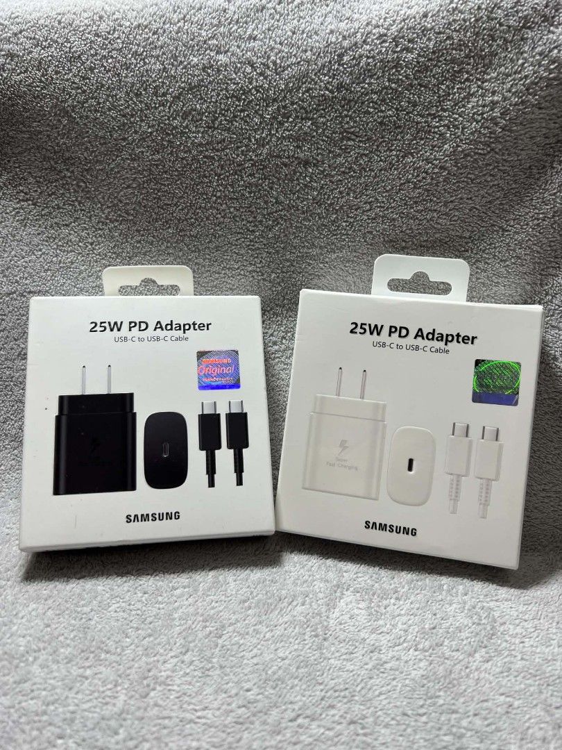 Original Samsung Charger Set – 25W Type-C (Category: Cables & Chargers) located in Manila. Submitted by warm_jamin (Listing ID 1462375000, Image 1). Description: 🔌 Original Samsung Charger Set – 25W Type-C ⚡ 25W Fast Charging ⚫ Black & ⚪ White Available ✅ Guaranteed Original 📦 Brand New & Sealed 🔌 Type-C Charger Set 🚚 Same-Day Delivery Around Manila 📍 Pickup Available 📩 PM us for price, details, and av.