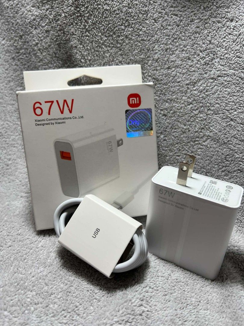 Original Xiaomi 67W Charger Set – Type-C (Category: Cables & Chargers) located in Manila. Submitted by warm_jamin (Listing ID 1462295940, Image 1). Description: ⚡ Original Xiaomi 67W Charger Set – Type-C ✅ 100% Original Xiaomi ⚡ 67W Fast Charging 🔌 USB Type-C 📦 Brand New & Sealed 🔋 Fast & Reliable Charging 🚚 Same-Day Delivery Around Manila 📍 Pickup Available 📩 PM us for price, availability & orders.