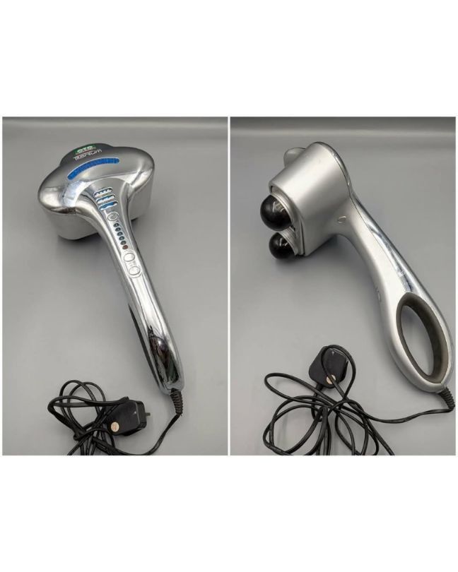 *OTO TITANIUM HANDHELD BODY MASSAGER (Category: Massage Devices) located in La Trinidad. Submitted by chicrafa (Listing ID 1462292353, Image 1). Description: *OTO TITANIUM HANDHELD BODY MASSAGER P480 Working, 220-240v.