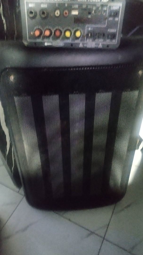 PA System Amplifier Speaker (Category: Soundbars, Speakers & Amplifiers) located in Caloocan City. Submitted by deokledus (Listing ID 1462438234, Image 1). Description: - PA System with built-in amplifier and speaker - Inputs: Microphone, Aux, USB, TF Card slot - Ideal for karaoke sessions or small events - Tested and confirmed working no backside.