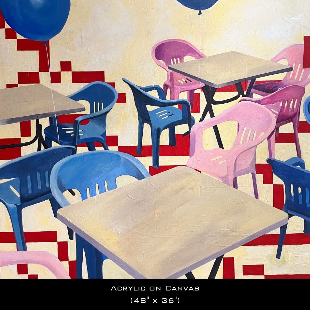 PAINTING FOR SALE (Category: Art & Prints) located in Rizal. Submitted by xhaine_ (Listing ID 1460075612, Image 2). Description: OPEN FOR NEGOTIATIONS! Title: Nasaan Na Sila? Dimension: 48" x 36" Medium: Acrylic on Canvas Year: 2026 Payment accepted: • Gcash • Paypal • Maya ✨💀SUPPORT LOCAL ARTIST💀✨.