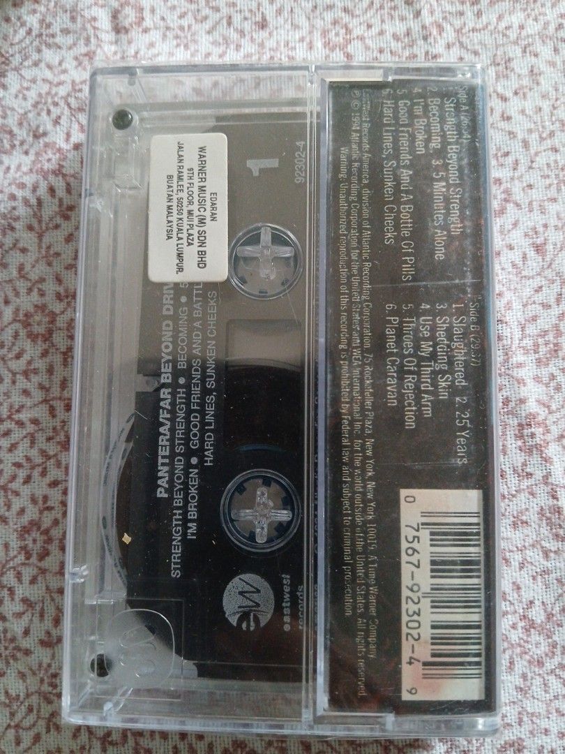 Pantera Far Beyond Driven Cassette Tape (Category: CDs & DVDs) located in Pili. Submitted by marktoraldo (Listing ID 1462292987, Image 2). Description: sealed brand new Add sf Gcash mop. ty .