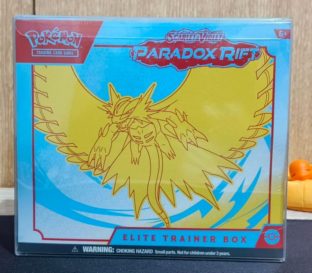 Paradox Rift Elite Trainer Box [Roaring Moon] (Category: Card Boxes & Cases) located in Manila. Submitted by chaelseb (Listing ID 1462439056, Image 1). Description: *Protective cases( can include with additional of 100 pesos) /acrylics not included *market price is continuously moving feel free to offer.