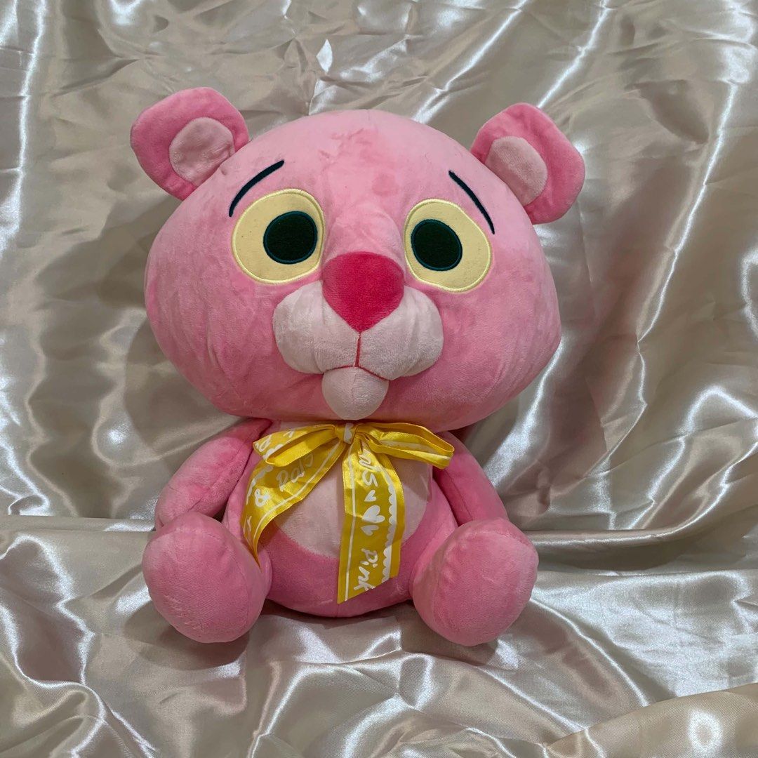 Pink Panther - Authentic Japan Stuffed Toy (Category: Plushies & Soft Toys) located in Bulacan. Submitted by achicakes (Listing ID 1462314999, Image 1). Description: Original and authentic stuffed toy sourced directly from Japan. .