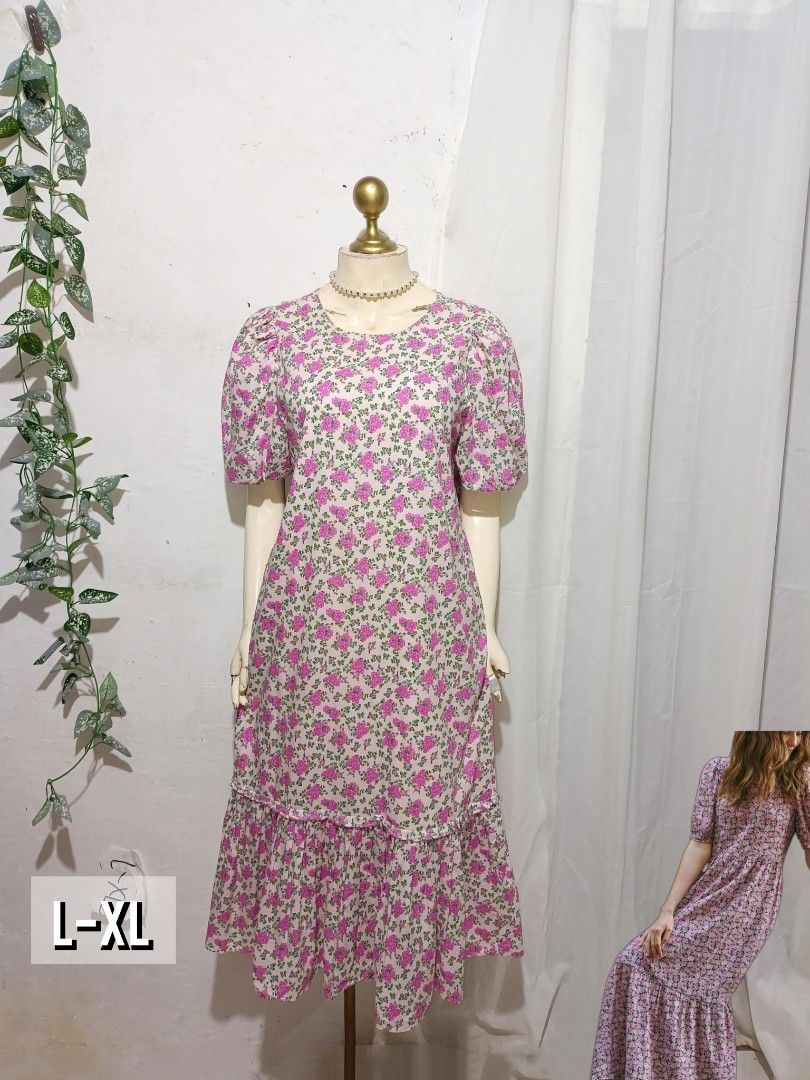 plus size pink ditsy puff doll dress (Category: Dresses) located in Pateros City. Submitted by amj_amj (Listing ID 1462350263, Image 1). Description: .