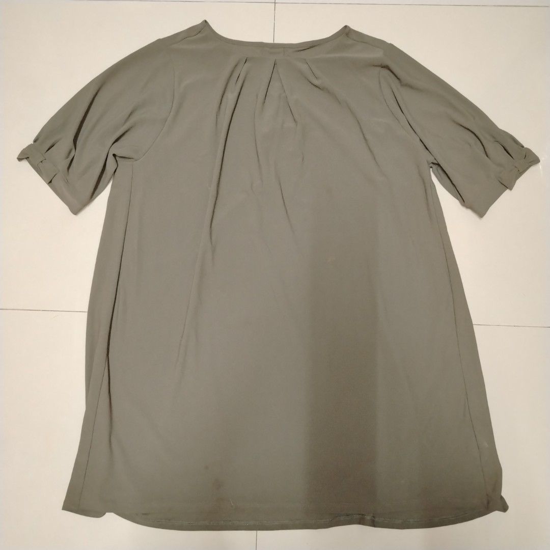 (plus size) vintage dress blouse (Category: Dresses) located in Quezon City. Submitted by mistyforestph (Listing ID 1462344409, Image 2). Description: - no issues - stretchable - size: length 33", width 30" meetup: novaliches bayan shipping: j&t or lalamove mop: gcash or bank transfer (strictly no COD).