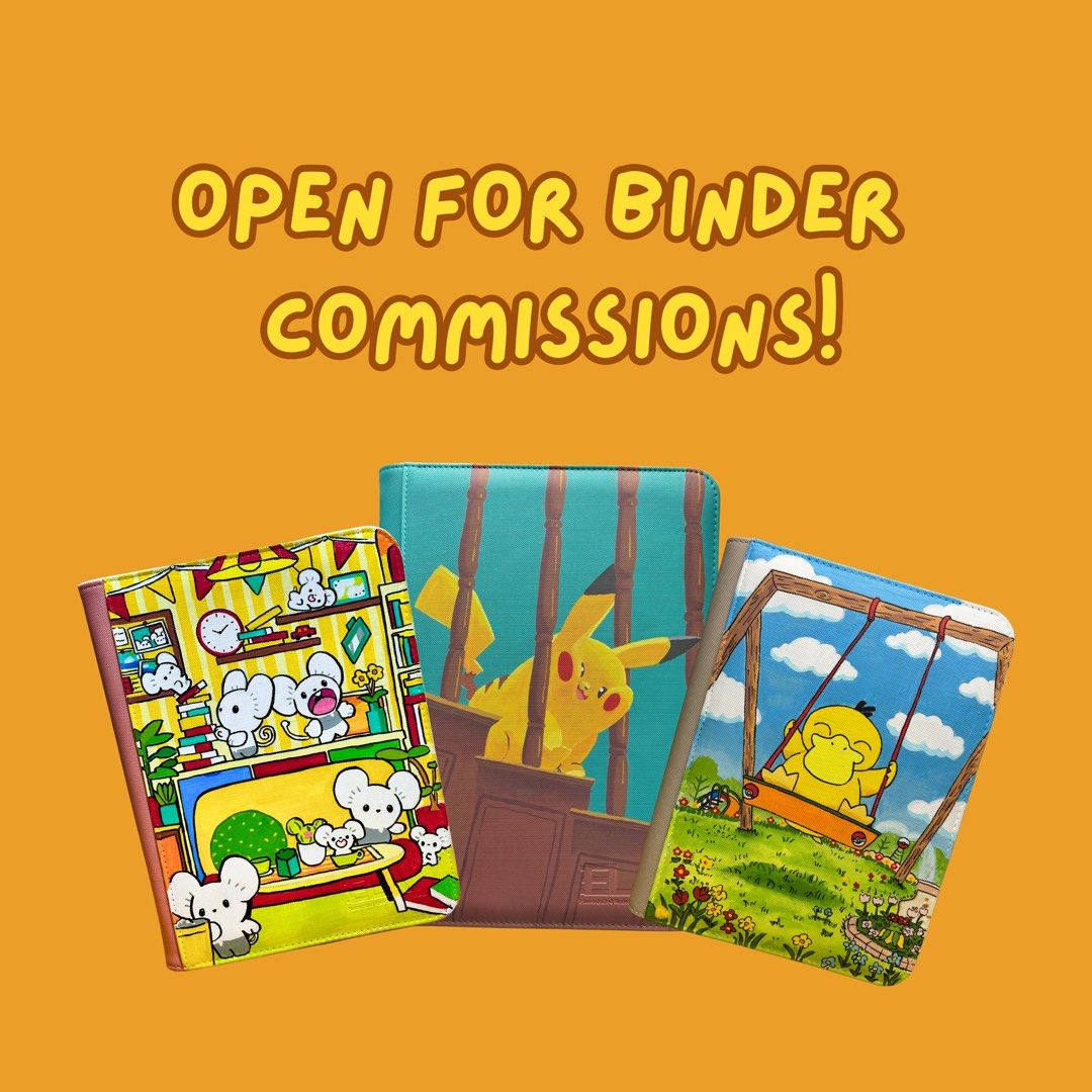Pokemon Binder Commissions (Category: Handmade Craft) located in Quezon City. Submitted by pastalovers (Listing ID 1462279359, Image 1). Description: Open for pokemon binder commissions! 📩 DM me the design and binder size to get a quote Ready to use binders for sale: 1. Pikachu 30th Celebrations: SOLD 2. Groudon Storm Emeralda/Delta Reign: 4,500 Mode of payments: GCash/Bank Transfer (Gotyme) Mode of shipping/delivery: J&T/Lalamove/Grab (based fr