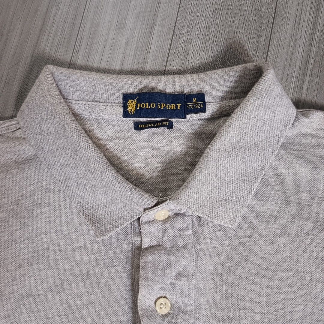 Polo Sport Gray (Category: Tshirts & Polo Shirts ) located in Los Banos. Submitted by ndrwthrift (Listing ID 1462383272, Image 3). Description: Polo Sport Gray Condition - 9/10 Size - M on tag Dimes - L 28" W 21" Color Rate - 9/10 Issue - NONE (Needs Wash) *meet up or shipping via lalamove (buyer's expense) *can ship nationwide via j&t.