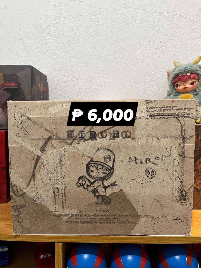 POP MART Hirono Echo Series Figures Blind Box Set (Sealed Boxes) (Category: Designer & Blind Box Toys) located in Manila. Submitted by jcm17 (Listing ID 1462392867, Image 1). Description: - Full case of Hirono Echo Series blind boxes - Contains 12 individual boxes - Each box includes 1 collectible figure - Features 12 unique designs to collect - Ideal for Hirono collectors and enthusiasts.