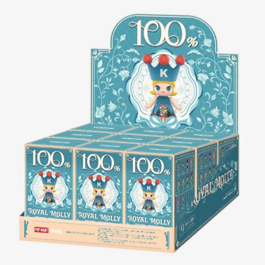 Pop Mart Royal Molly 100% Series Blind Box (Category: Designer & Blind Box Toys) located in Manila. Submitted by yourej (Listing ID 1462291634, Image 1). Description: - Authentic Pop Mart Royal Molly 100% blind box - Features the Royal Molly character - Comes with a crown and blue outfit - Ideal for collectors and display purposes - A cute addition to any collection.