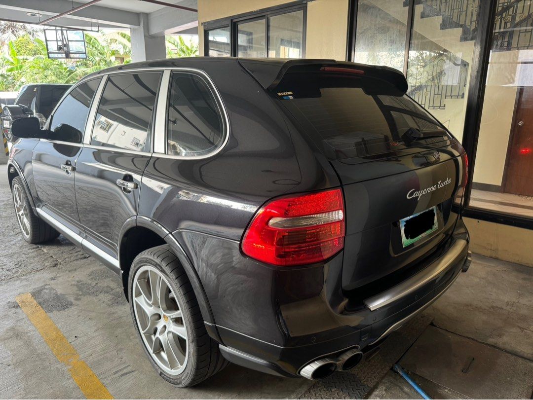 Porsche Cayenne 4.8 Turbo V8 (A) (Category: Used Cars) located in Quezon City. Submitted by rockerphil70312 (Listing ID 1462320044, Image 3). Description: 2008 Porsche Cayenne Turbo 65,000 KMS Fresh oil change and new starter Gasoline 4.8L V-8 Twin Turbo 500 hp Tiptronic Terracotta Interior Alcantara Ceiling Liner Original Aluminum Coolant Pipes Air Suspension working Sports Mode working Sunroof working Plate number ending is 0 Cardan shaft bushi