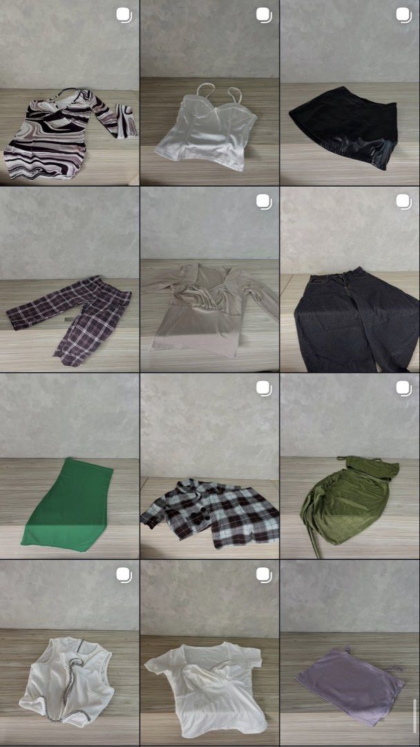 PRELOVED Clothes (Category: Dresses) located in Cavite. Submitted by _aeryeng (Listing ID 1462421382, Image 2). Description: Most of the items were worn once only. Dm me for the pricing..