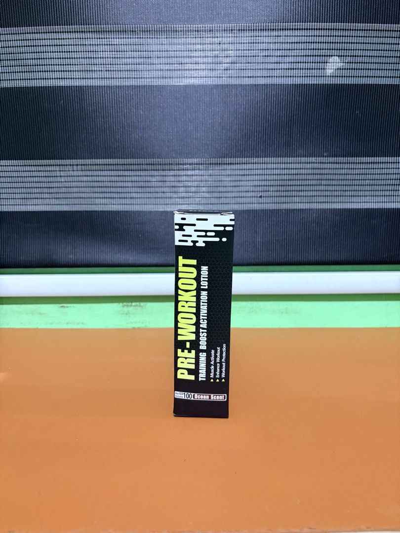 Pre-Workout Training Boost Activation Lotion - Ocean Scent (Category: Body Care) located in Cavite. Submitted by grecegalang (Listing ID 1462286070, Image 1). Description: - Pre-Workout Training Boost Activation Lotion - Helps activate muscles for better performance - Enhances your overall workout experience - Provides workout protection - Comes in a 100ml bottle - Refreshing Ocean Scent - Get ready to conquer your training! Got this as free samp