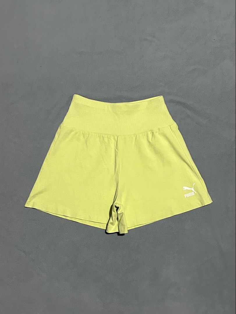 Puma Shorts Lime Green High Waisted (Category: Shorts) located in Miagao. Submitted by mjhandpicked (Listing ID 1462274841, Image 2). Description: Puma Shorts High Waisted Color: Lime Green Size: S on tag Condition+Color: 10/10 Please no rush shipping unless available😊 MOP: GCash MOD: J&T Express Location: Iloilo Province.