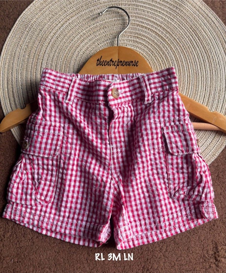 Ralph Lauren Gingham Short 3 months (Category: Babies & Kids Fashion) located in Quezon City. Submitted by theentreprenurse (Listing ID 1462339883, Image 1). Description: 𝘼𝙐𝙏𝙊 𝙋𝘼𝙎𝙎 𝙏𝙊 𝙇𝙊𝙒 𝘽𝘼𝙇𝙇𝙀𝙍𝙎 📣 ʙʀᴀɴᴅ: RL ꜱɪᴢᴇ: 3 months ᴍᴏᴘ: ɢᴄᴀꜱʜ ꜱʜɪᴘᴘɪɴɢ 🛒 (NO RUSH. I'm a working momma :) ) ▪︎ꜰʟᴀꜱʜ ᴇxᴘʀᴇꜱꜱ | J&T ▪︎ʟᴀʟᴀᴍᴏᴠᴇ|ɢʀᴀʙ ~ 𝚃𝚑𝚎𝚜𝚎 𝚌𝚕𝚘𝚝𝚑𝚎𝚜 𝚊𝚛𝚎 𝚊𝚕𝚛𝚎𝚊𝚍𝚢 𝚠𝚊𝚜𝚑𝚎𝚍. 𝙺𝚒𝚗𝚍𝚕𝚢 𝚖𝚊𝚗𝚊𝚐𝚎 𝚢𝚘𝚞𝚛 𝚎𝚡𝚙𝚎𝚌�