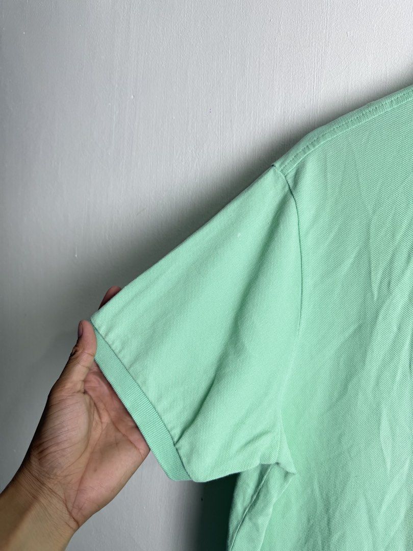 Ralph lauren mint green (Category: Tshirts & Polo Shirts ) located in Daraga. Submitted by mirandillaadrian (Listing ID 1462414606, Image 3). Description: Authentic 9.8/10 Minimal issue sa slit di masyado visible see last pic 23x29 L to xl.
